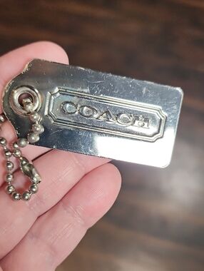 Coach Y2K Nickel Hangtag